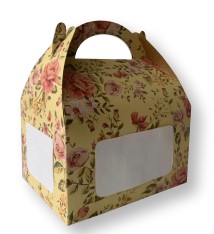 Caja tipo lonchera para postres